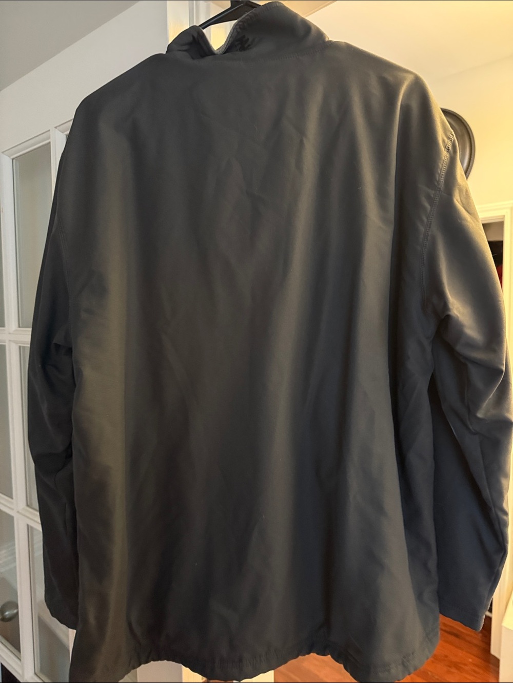IZOD Men's Olive Quarter-Zip Pullover Jacket - Picture 3 of 4